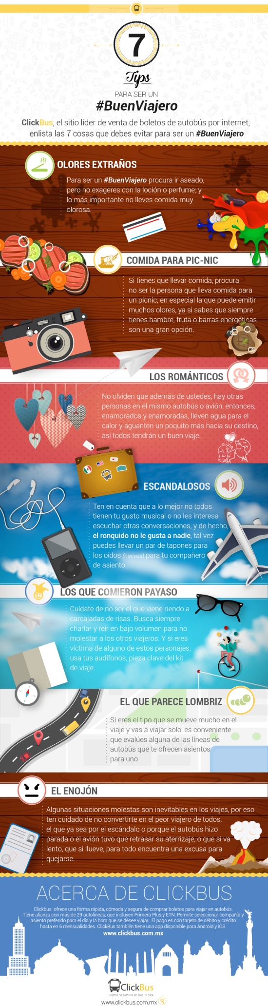 Infografía México VF Tips para ser buen viajero